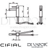 Cifial 32400QQ U Mini Square Square Mono Basin Mixer Tap Dimensions